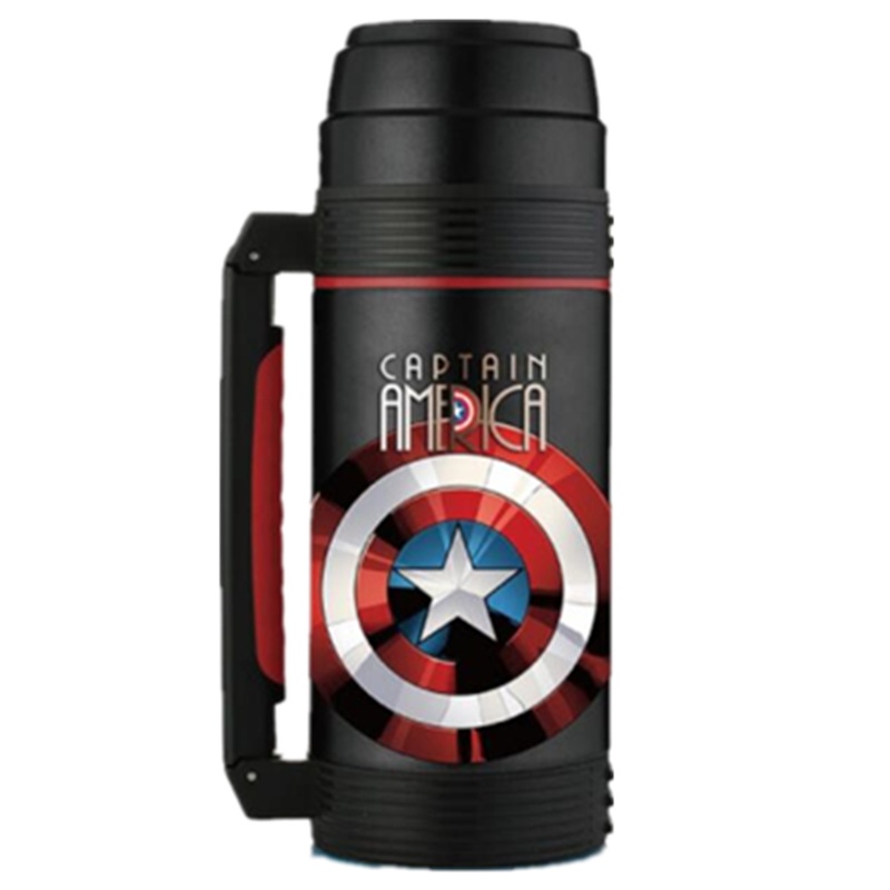 迪士尼美国队长不锈钢真空旅行壶DSM-BG203