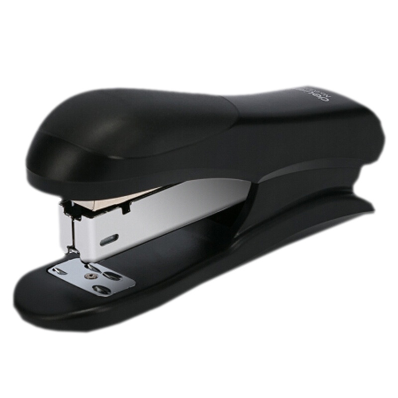得力 0305 12#结构稳固订书机/订书器(最大可装50枚钉 支持24/6 26/6针) 黑色