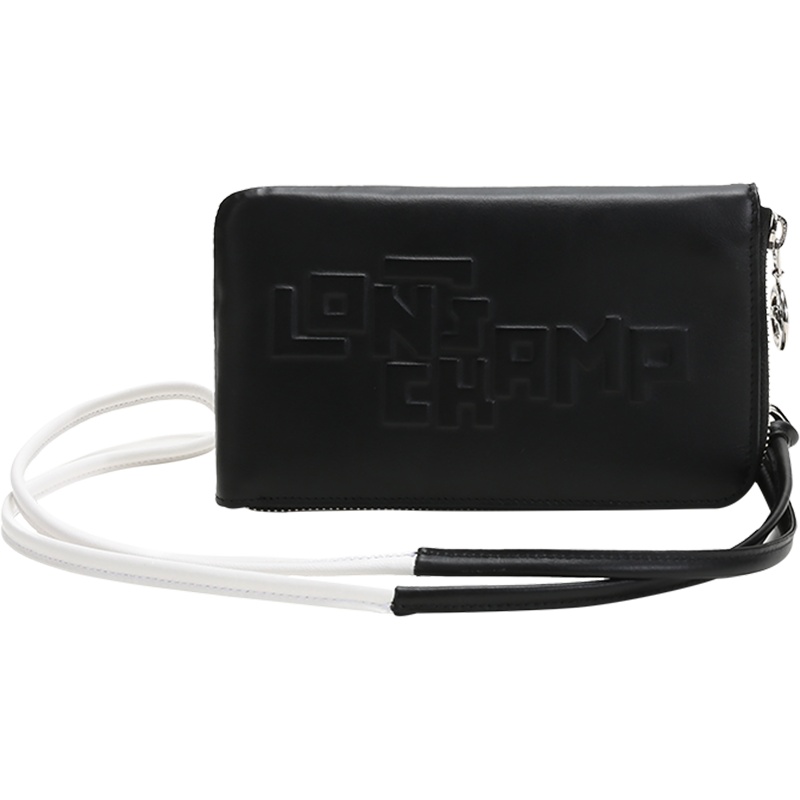 LONGCHAMP 珑骧 女款LE PLIAGE CUIR牛皮手拿包手机包礼盒款 34098 712