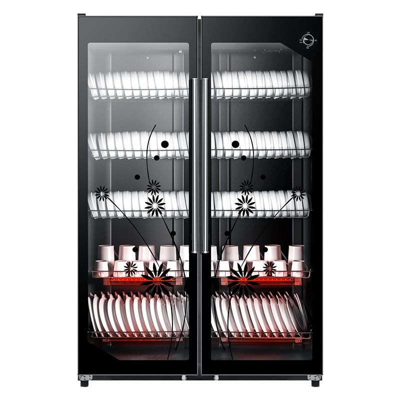 凡萨帝(fasato)650L商用大容量酒店饭店专用碗筷餐具收纳消毒柜五层架红外线臭氧杀菌智能控温双开门910-3C