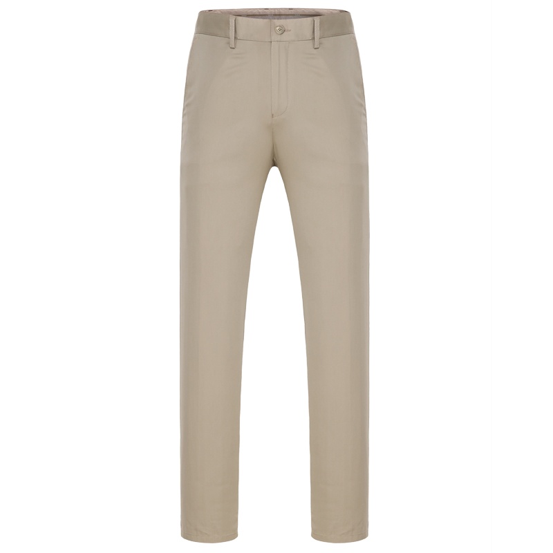 Youngor/雅戈尔夏新品男士商务休闲卡其色长裤052YWA