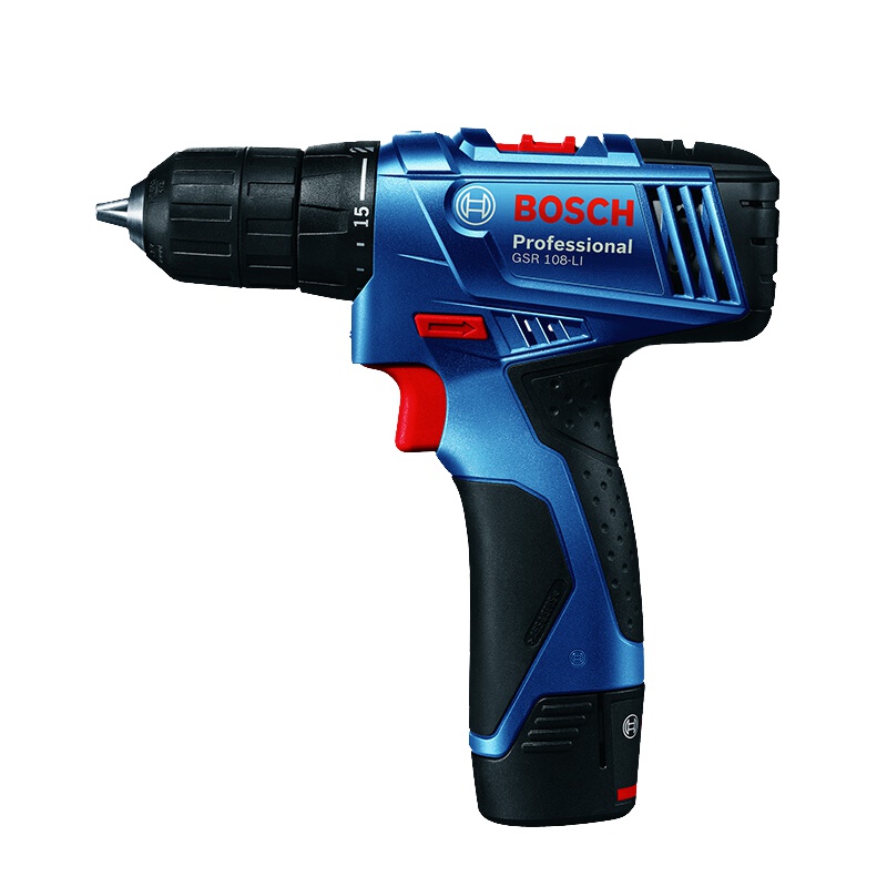博世(BOSCH)GSR108-LI锂电充电式起子机手电钻电动工具开孔家用手钻螺丝刀 单电版