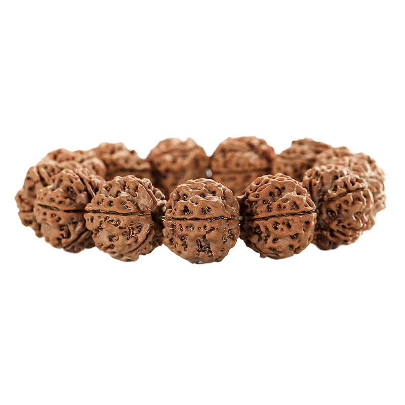 [梵心阁]小金刚菩提子单圈文玩手串男蜂窝黄皮圆桩大尺寸收藏级