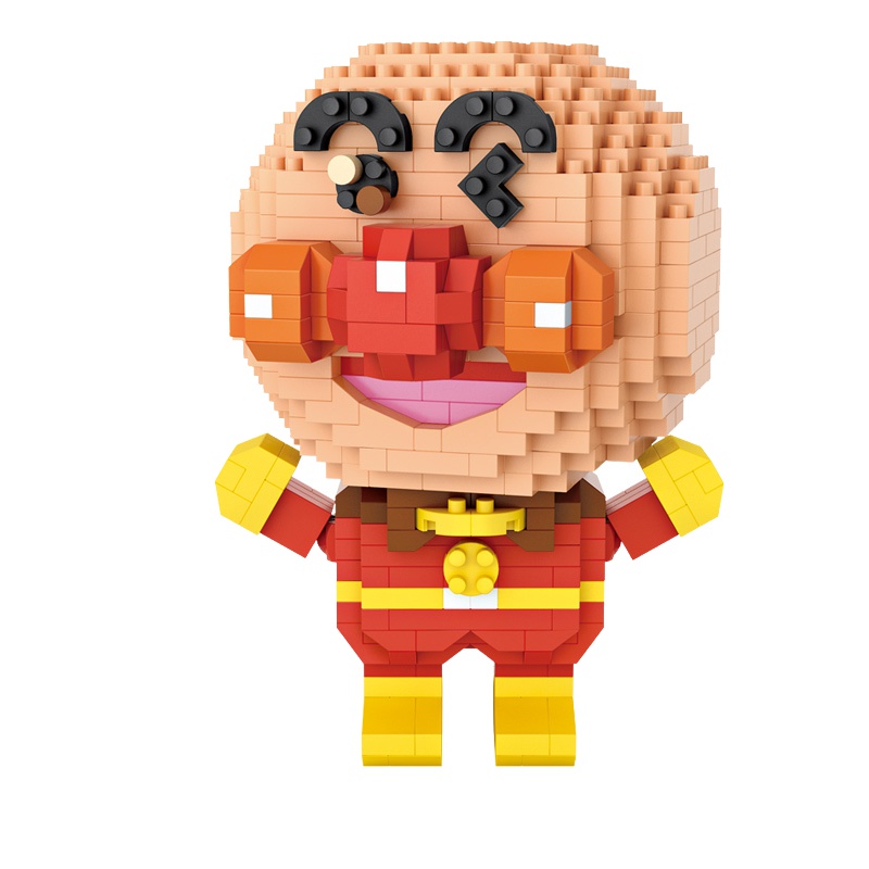 俐智loz小颗粒积木 微钻益智拼装组拼插玩具女孩男孩成人狐狸面包9228M包超人(650PCS)