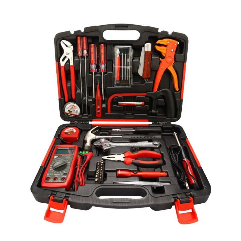 力易得(ENDURA) 51件套电讯工具组套 维修组套 手动工具组套五金工具箱 货号E1414