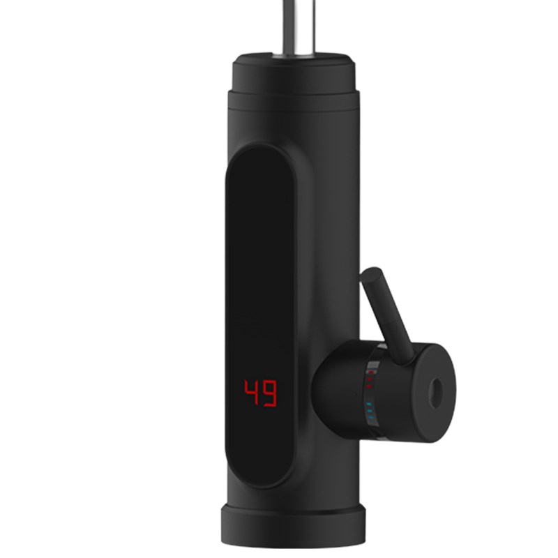 中锐智采 电热水龙头 快速加热厨宝 即热式电热水器 电加热水龙头 下进水 带漏保ZG-ZS821-2 (黑色)