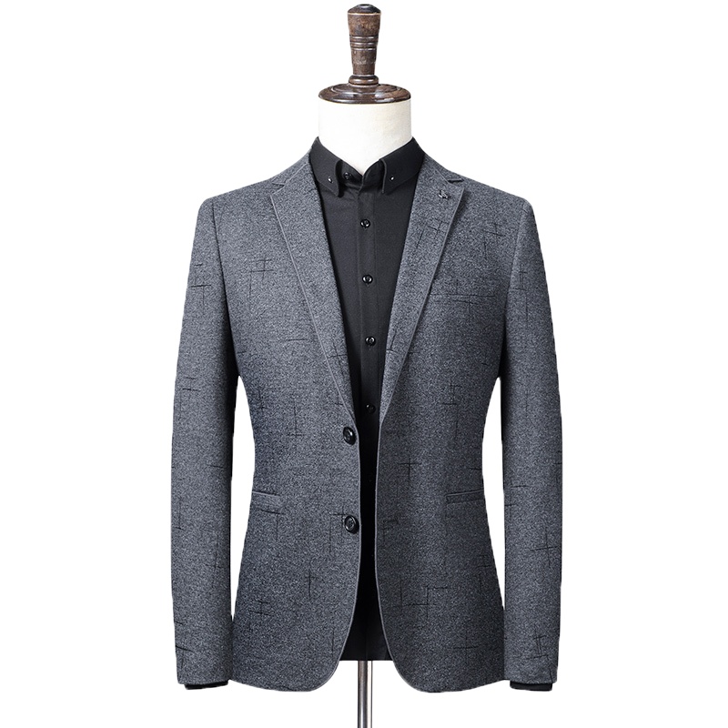 冰洁 休闲西装男士2020春季新款中青年商务绅士休闲外套上衣