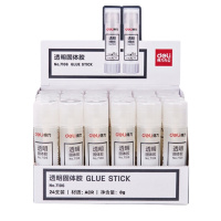 得力(deli)高粘度手工固体胶棒胶水高透明度9g小号7106 1支