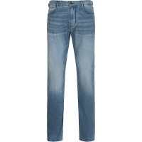 EMPORIO ARMANI 阿玛尼 男士 棉质修身版做旧牛仔裤长裤 8N1J06 1D19Z