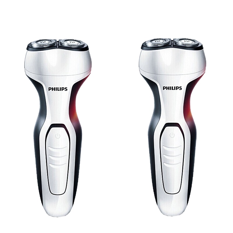 飞利浦 剃须刀电动男士充电刮胡刀胡须刀进口双刀头干湿双剃S300系列 S300/02