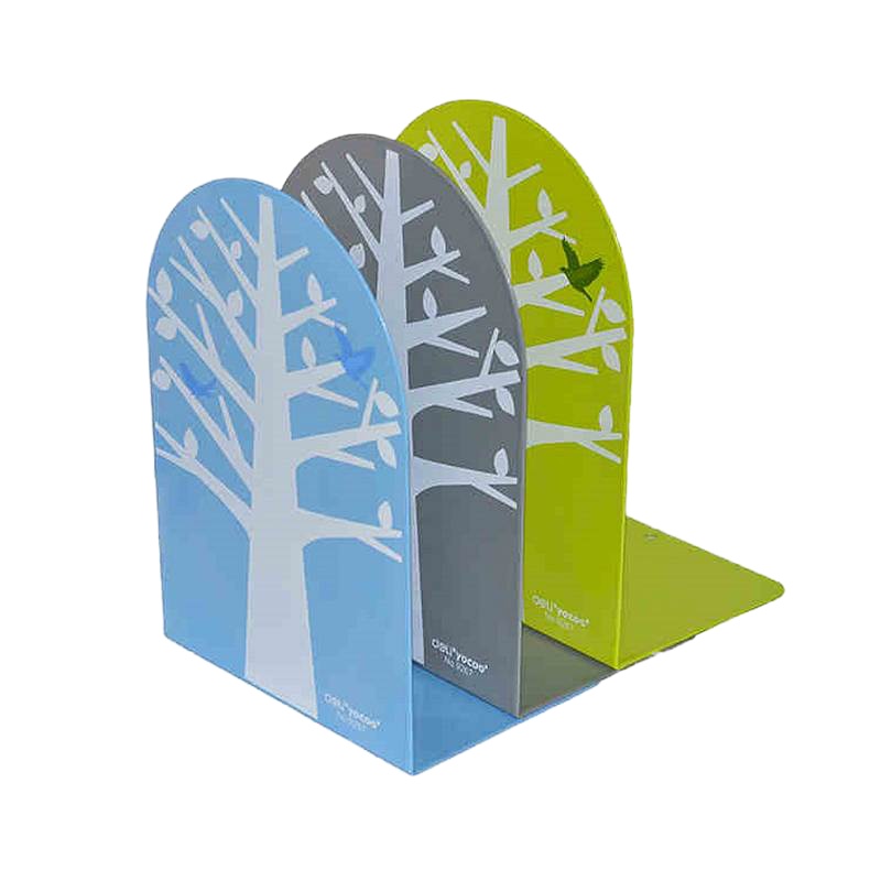 得力 9267 书立(混)(2片/付) 203mm(8) 随机色