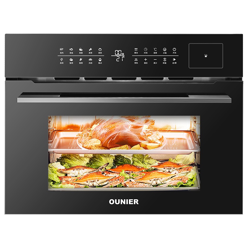 OUNIER/欧尼尔 OUZK-S3 蒸烤箱家用电烤箱蒸箱二合一体机