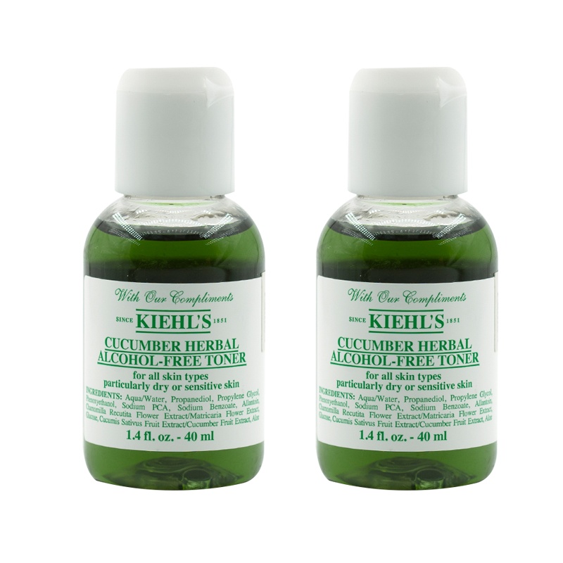 科颜氏 黄瓜植萃爽肤水 40mL*2 小黄瓜水 效期(22.7)