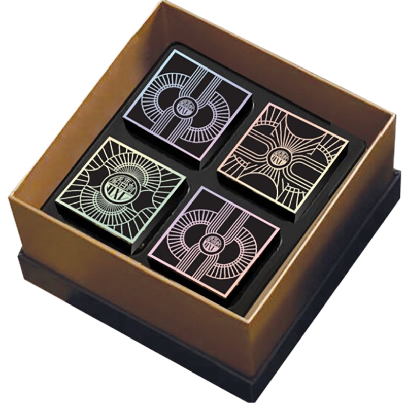 稻香村月饼礼盒 黑松露流心奶黄月饼 400g