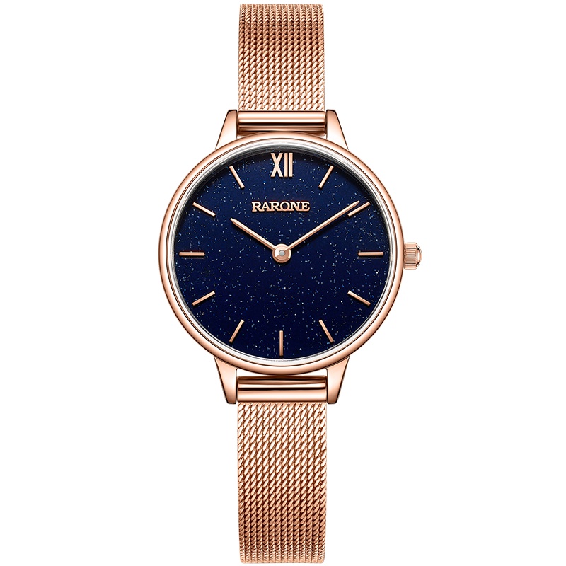 雷诺送礼推荐 配饰DIY满天星手表女时尚简约气质石英女士手表8600688