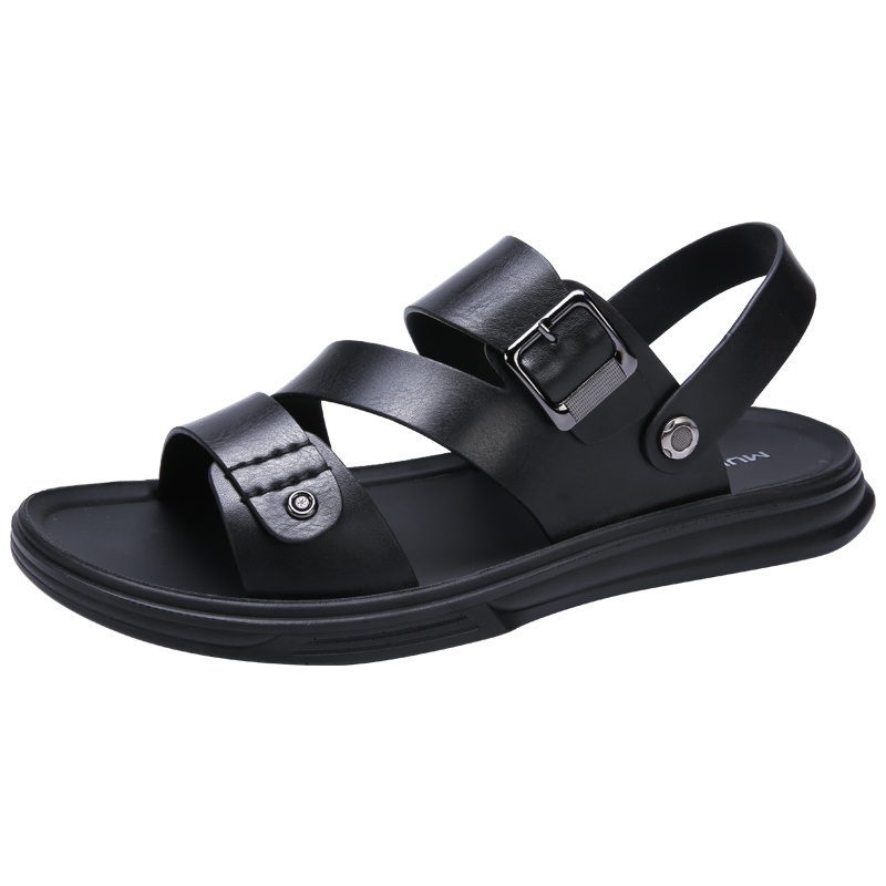 木林森凉鞋男2021夏季新款潮流软底男士休闲沙滩鞋防滑两用凉拖鞋