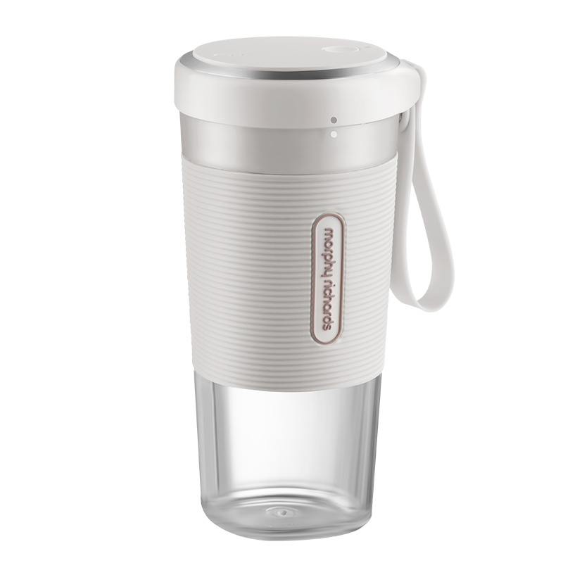 摩飞电器（Morphyrichards）榨汁机便携式充电按键小型迷你电动果汁机榨汁杯椰奶白MR9600300ML