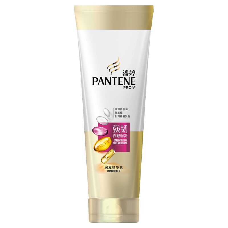 潘婷(PANTENE)强韧养根润发润发精华素400ML 宝洁出品(新老包装随机发货)