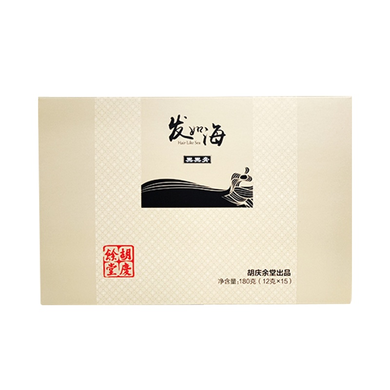 胡慶餘堂 发如海膏系列 黑黑膏180克(12克*15支)盒装
