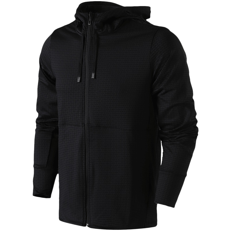 adidas阿迪达斯男子夹克外套针织透气训练运动服CD7843 S 黑色