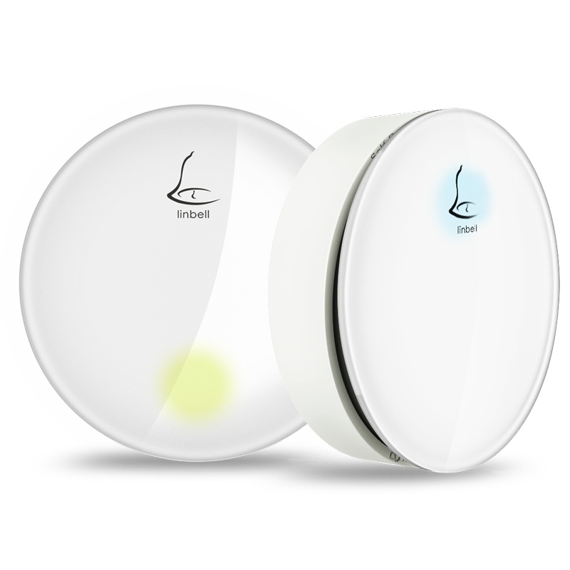 领普科技(Linptech)无线门铃家用 G3一拖一夜灯款 不用电池自发电无线门铃防水家用呼叫器