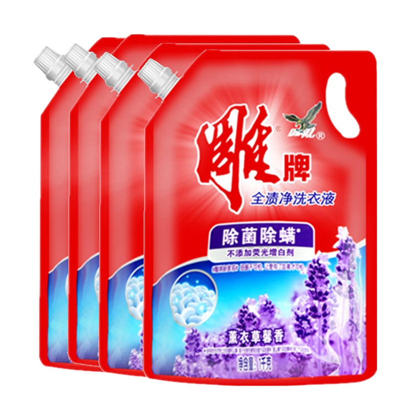雕 全渍净洗衣液（健康除菌）1kg*4袋装