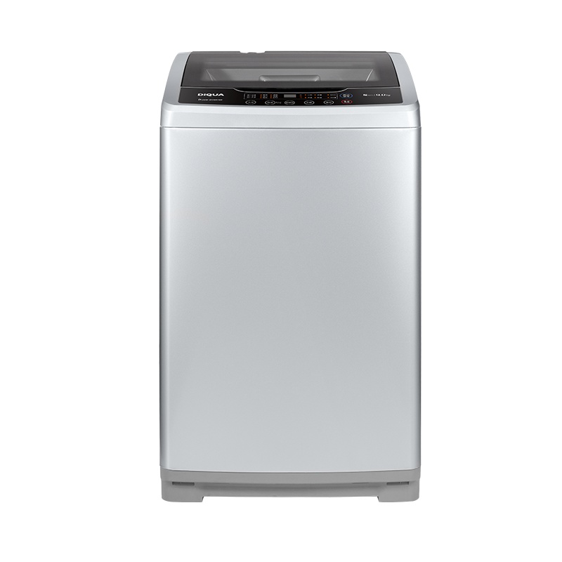 帝度(DIQUA) DVD901301VS 9公斤全自动DDM变频波轮洗衣机 阻尼盖板不夹手 家用(亮银)