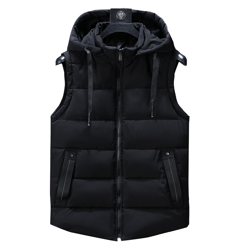 PMMP马甲男秋大码冬季肥佬潮牌加肥加大坎肩保暖羽绒棉马夹男情侣外套