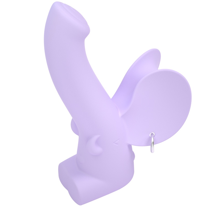 小怪兽萌犸象CG点同潮棒 智能旋转可插入 液态硅胶材质大象震动棒女性自尉器高潮性用具情趣 假阳具