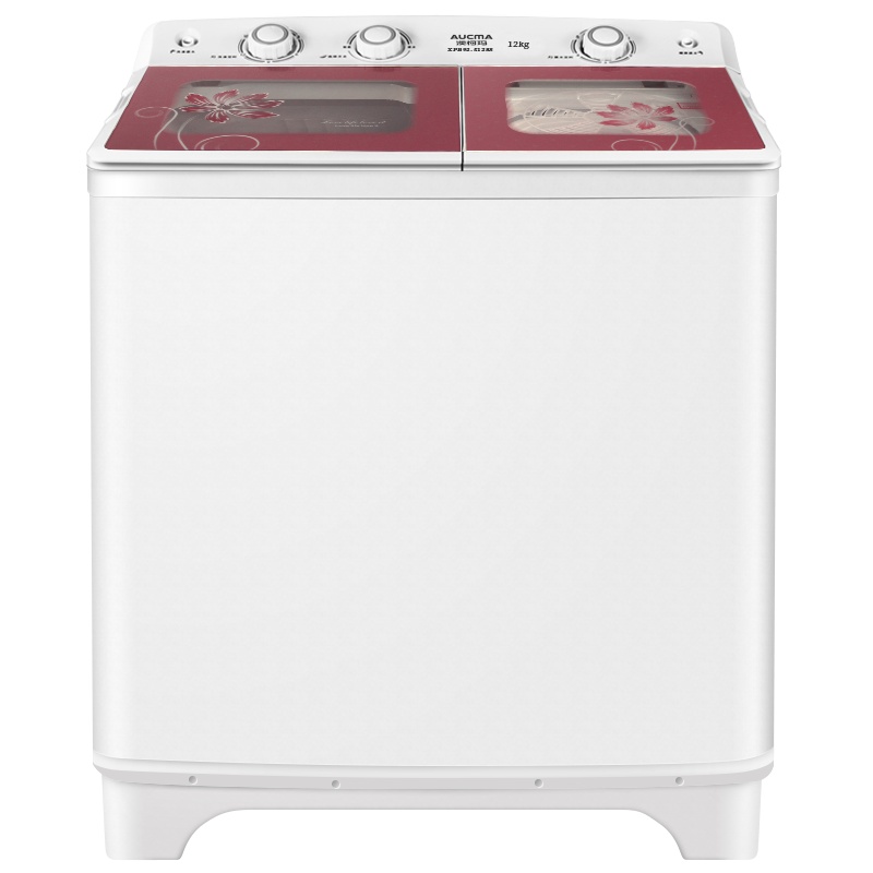 澳柯玛12公斤大容量双缸半自动洗衣机 家用大双缸双桶 洗脱分离 (玫瑰金)XPB120-2158S