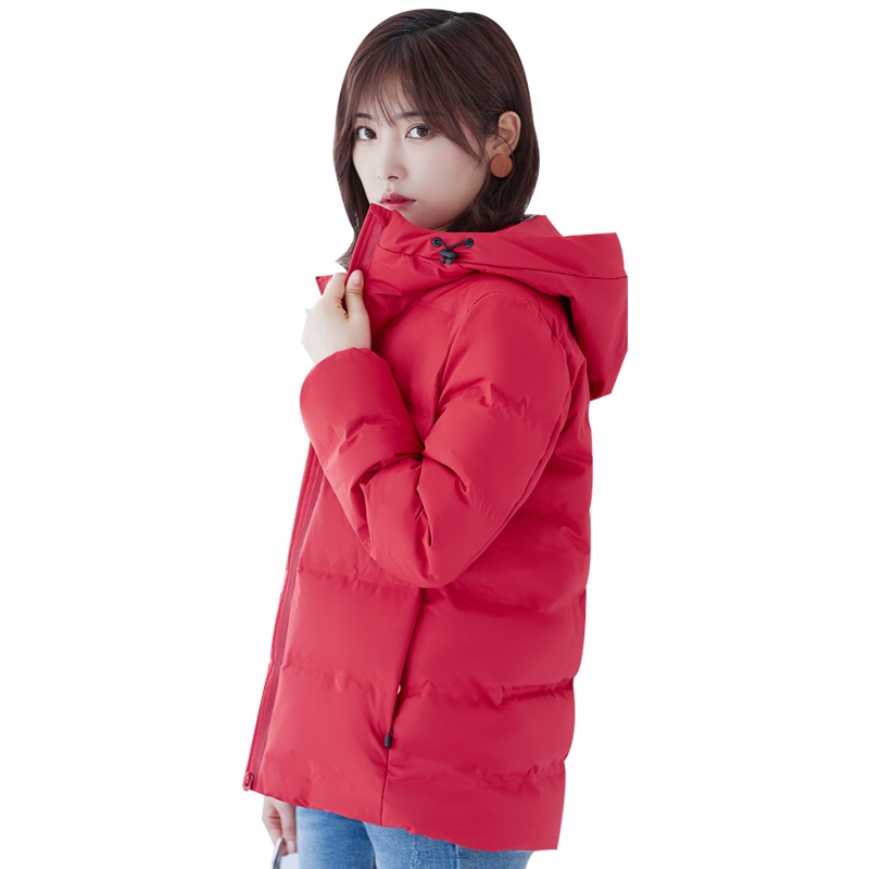 yaloo/雅鹿大鹅绒羽绒服女2020新款韩版宽松纯色时尚短款防水冬季加拿情侣外套D