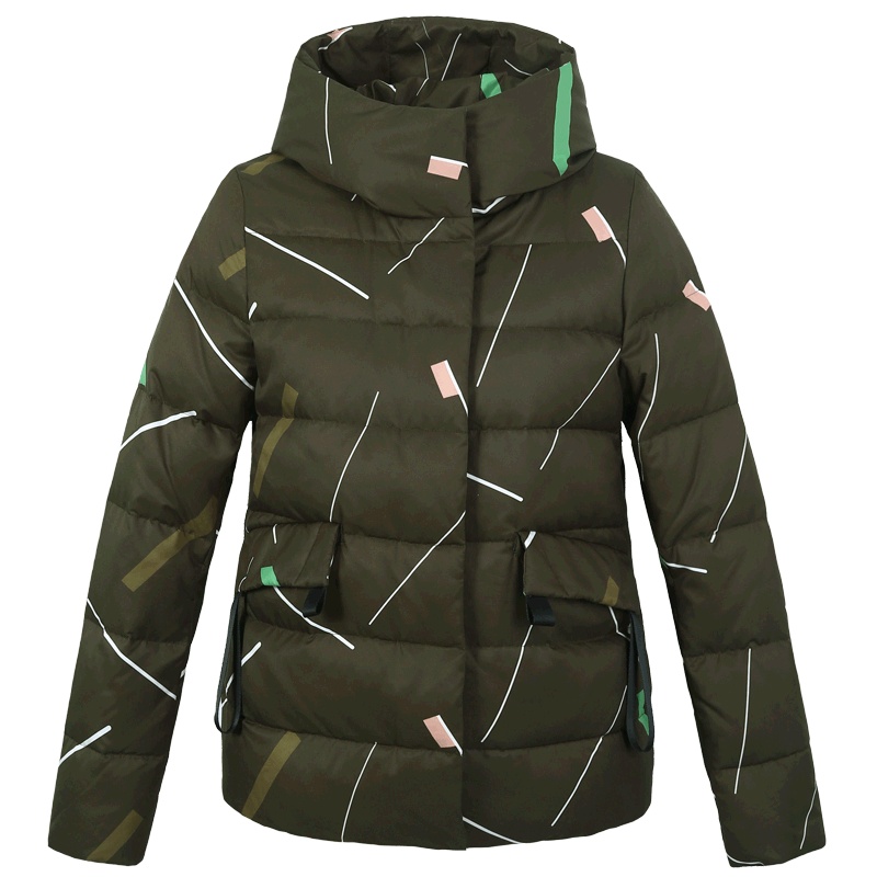 鸭鸭(yaya) 羽绒服女短款连帽休闲时尚新款小个子女装韩版外套