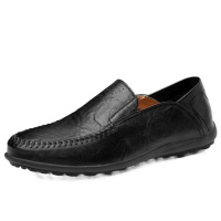 策乐(cele)男鞋牛皮豆豆鞋男时尚驾车鞋套脚男士休闲鞋透气皮鞋商务休闲鞋DP-187