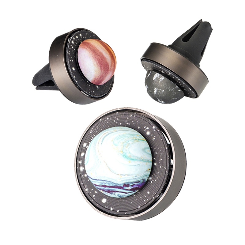 尤利特车载香水汽车空调出风口装饰香薰风扇旋转车内饰品香氛摆件银河之光*1(三种香型片)好运限定款