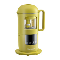 babycare宝宝辅食机婴儿辅食蒸煮搅一体多功能自动打米糊料理神器青芥黄