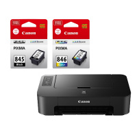 佳能(Canon)TS208 无线家用喷墨打印机+标准墨盒一套(单位:件)