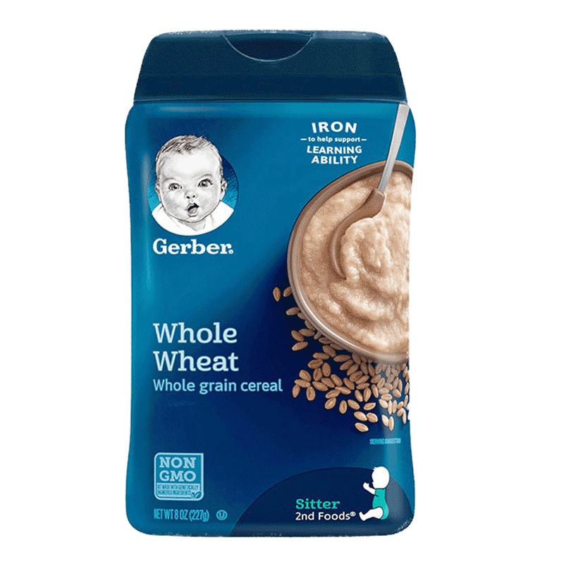 [临期]嘉宝(Gerber)全麦米粉 227g/罐装 2段 品牌直采 6个月以上