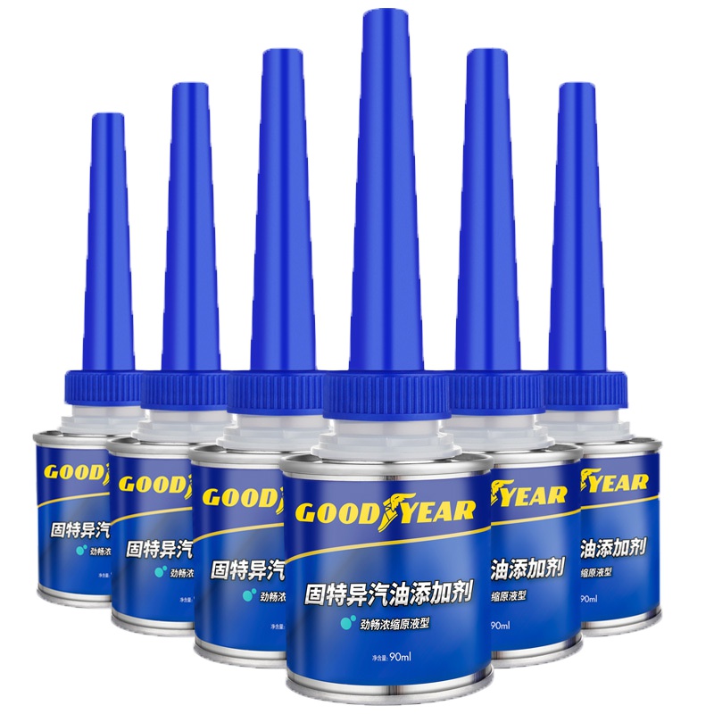 美国固特异 Goodyear 劲畅浓缩原液型燃油宝汽油添加剂燃油清净剂除积碳节油宝清洁剂 6瓶铁罐整盒装