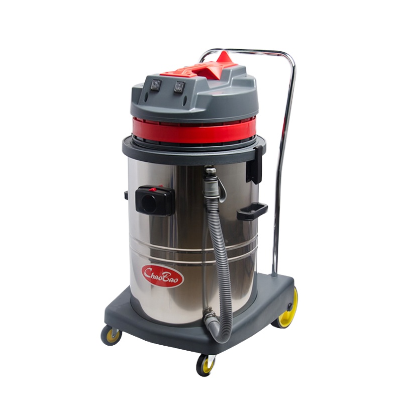 超宝（CHAOBAO）CB60-2 不锈钢桶吸尘器吸水机 工厂车间大功率干湿两用工业吸尘器