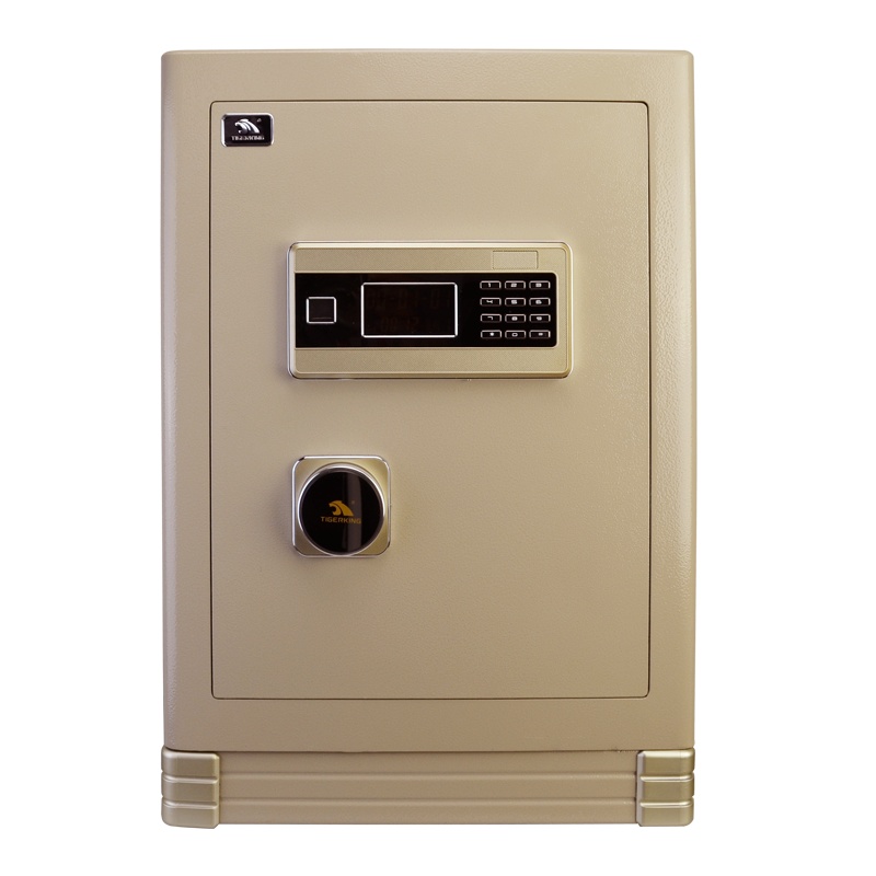 虎王FDG-A1/D-53XA啸虎保险柜卡其色 3c认证智能电子家用大型60cm高保险箱