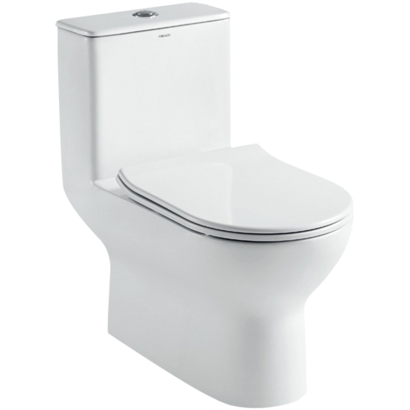 [FAENZA]法恩莎马桶 PP缓降盖板喷射虹吸式坐便器连体式节水座便器 FB16120