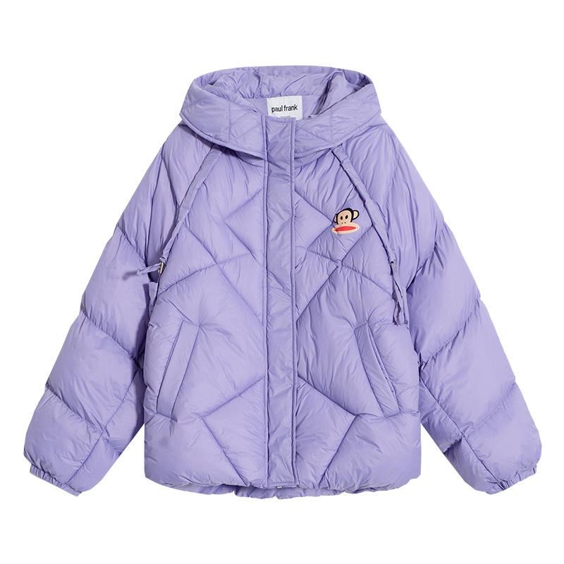 Paul Frank/大嘴猴冬装年新款棉衣女韩版宽松小棉袄ins港风X