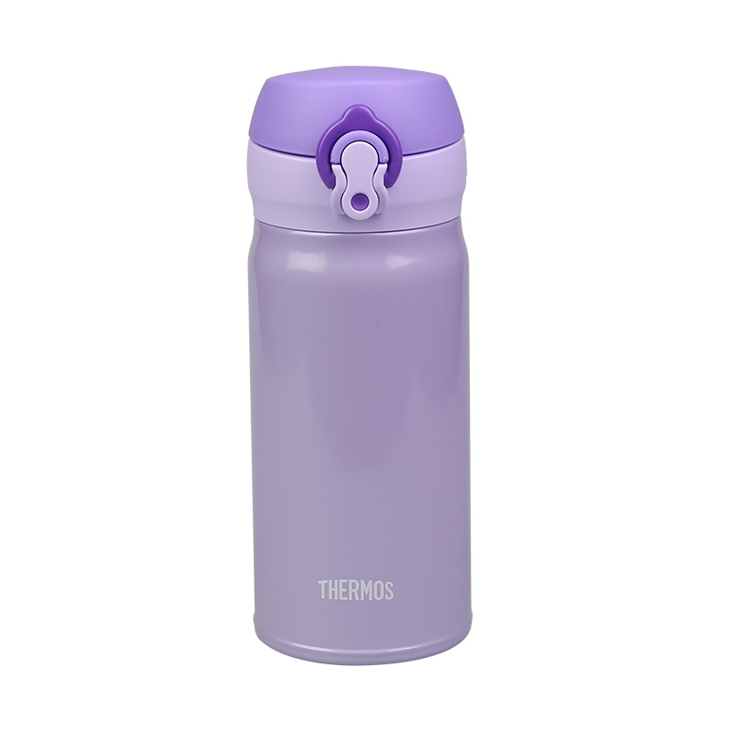 [按压开关]THERMOS膳魔师 男女通用保温杯 真空304不锈钢JNL-353-PPL 350ML 紫色