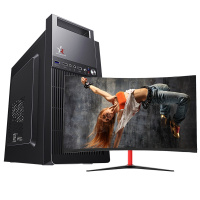 世纪之星 英特尔酷睿i3/4GB高频内存/128GB高速固态 SSD 台式电脑 台式机 电脑主机 组装电脑 DIY组装机 家用办公台式机组装机电脑商务娱乐学生网课电脑+27英寸全套