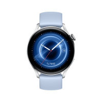 华为/HUAWEI WATCH 3 46mm 活力款 星河蓝氟橡胶表带 智能手表 运动手表 eSIM独立通话 健康管理 家庭关怀 专业运动 NFC支付 鸿蒙HarmonyOS 2