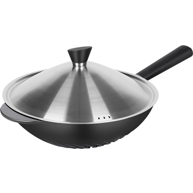 炊大皇(COOKER KING)节能炒锅CG32JN家用速热爆炒炒菜锅燃气灶适用无烟锅不沾锅锅具32cm