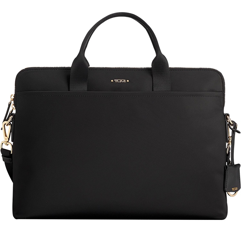 TUMI途明 VOYAGEUR系列 简约时尚女款手提包可放笔记本电脑0196383D-黑色
