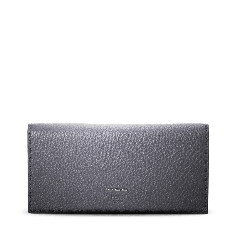 FENDI/芬迪 男钱包金属缝线装饰长款对折钱夹 7M0186