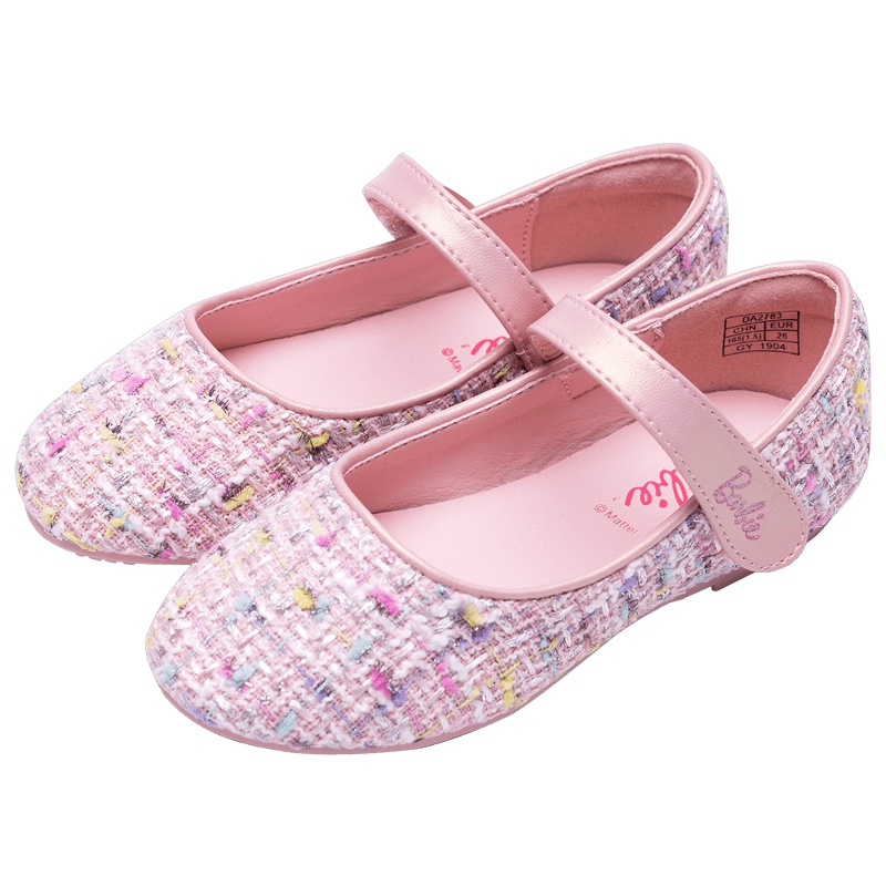 【编织鞋】芭比童鞋2019秋季新款洋气小公主软底时尚平底女童皮鞋