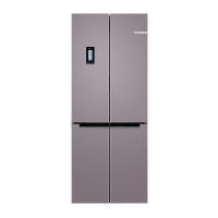 博世(BOSCH)混合冷动力独立三循环无霜十字对开门冰箱零度维他保鲜KFT78A271C罗曼紫